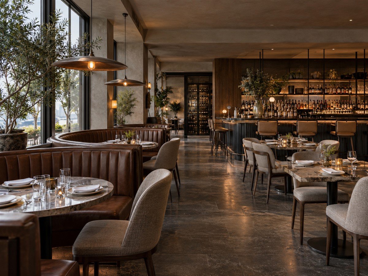 Food and Beverage Outlets — architectural concept